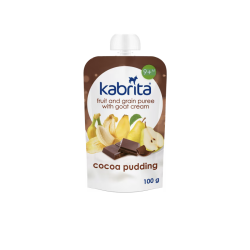 Kabrita kakao pudiņš ar kazas piena krējumu bērniem no 9 mēnešu vecuma, 100g